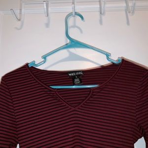 wet seal striped top